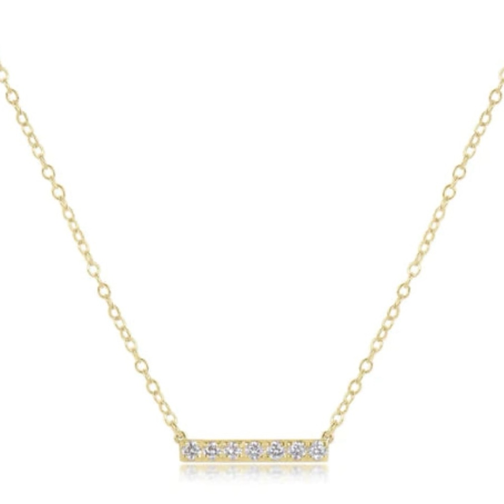 Enewton Couture Significance Bar Necklace 7 Diamonds